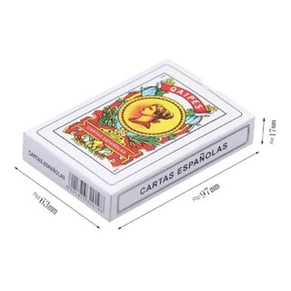 Foto 5 | Juego De Cartas Españolas De 40 Letras Barajas - Venta Internacional.