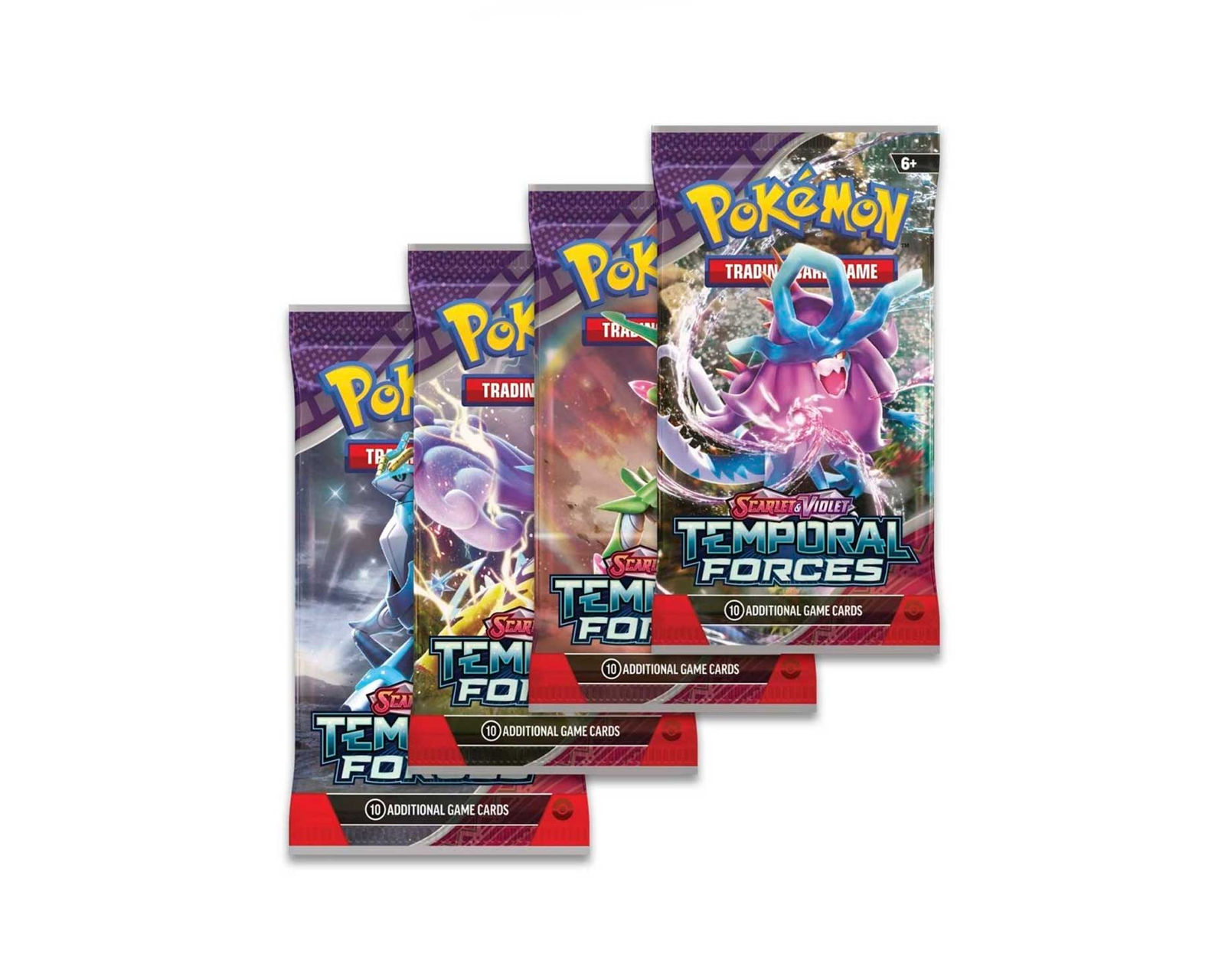 Sobre Cartas Pokemon Tcg Booster Temporal Forces En Inglés