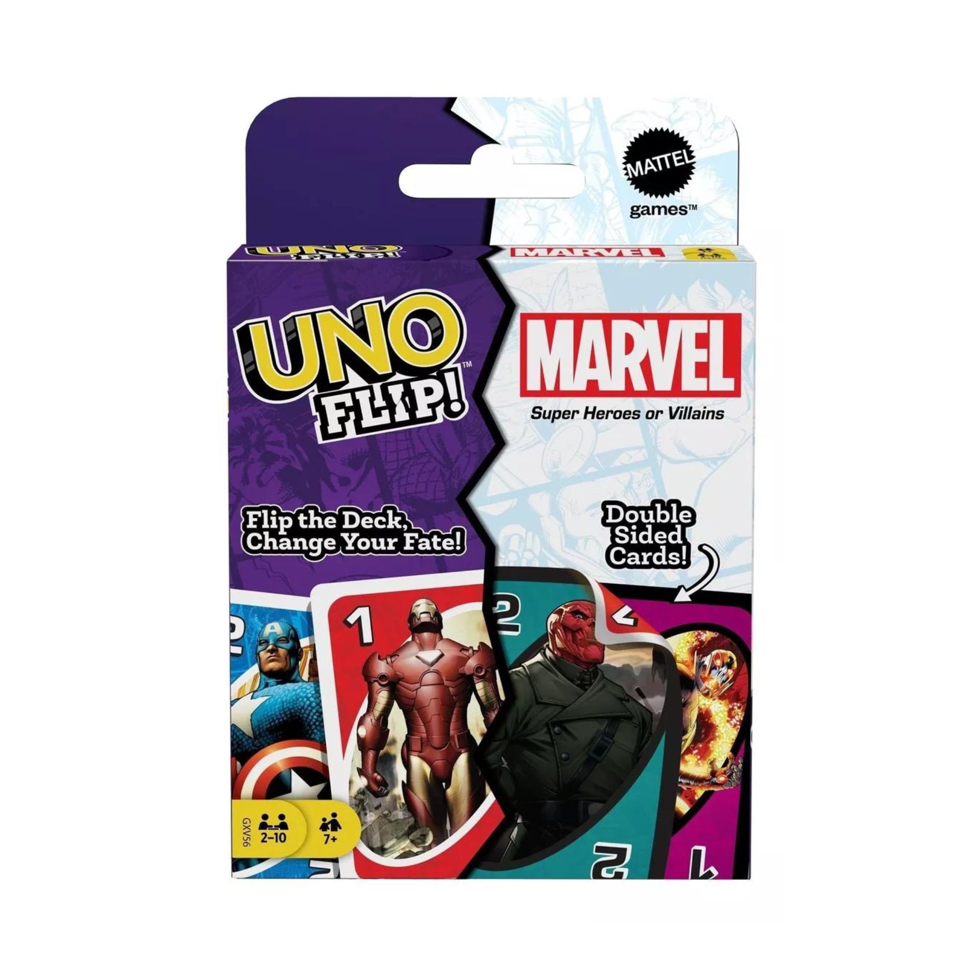 Foto 2 pulgar | Juego De Cartas Uno Marvel