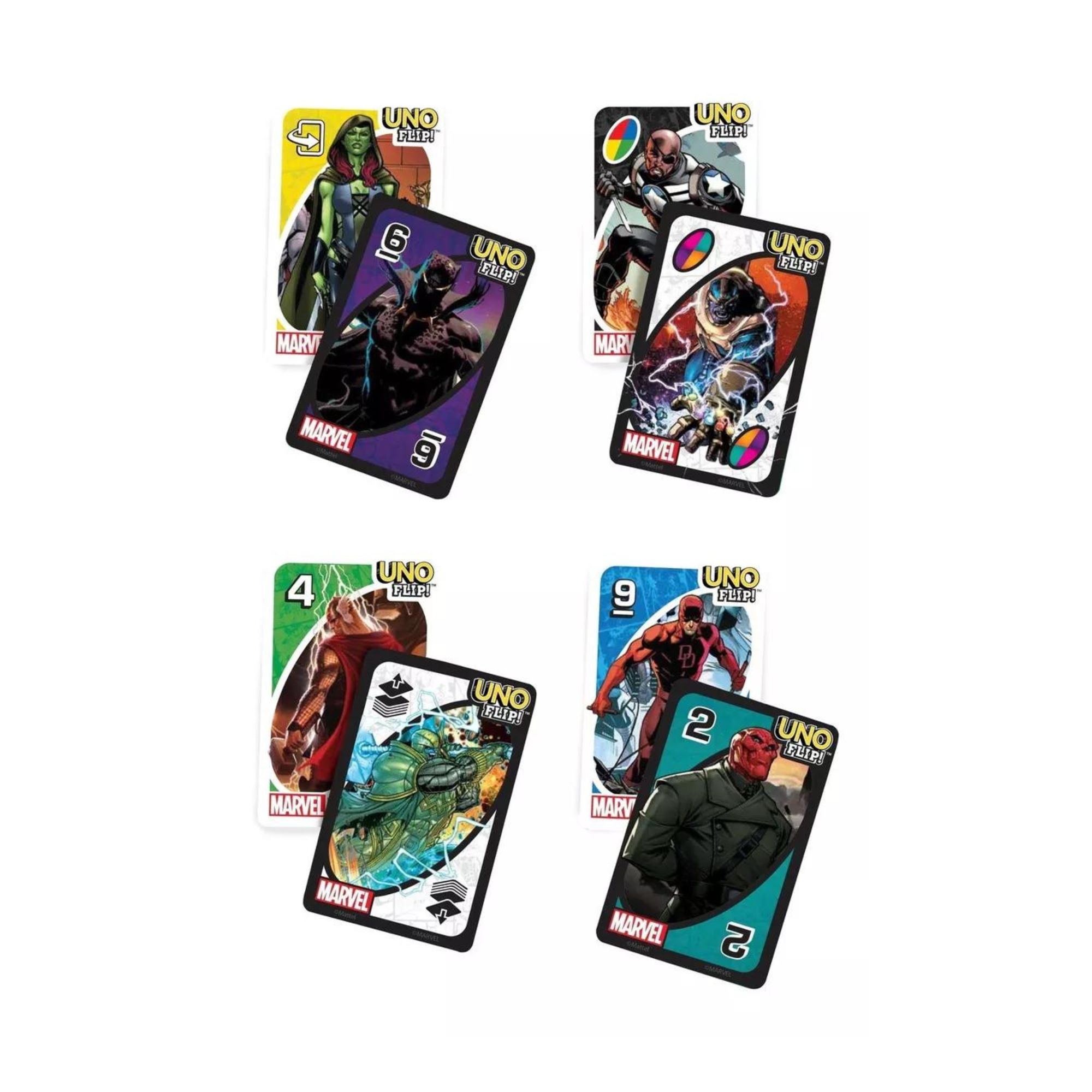 Foto 3 pulgar | Juego De Cartas Uno Marvel