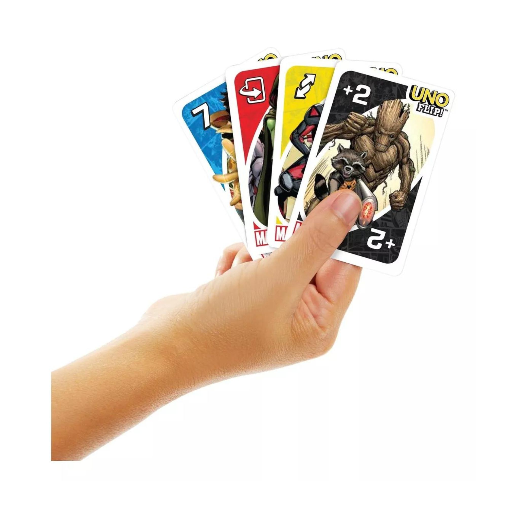 Foto 5 pulgar | Juego De Cartas Uno Marvel