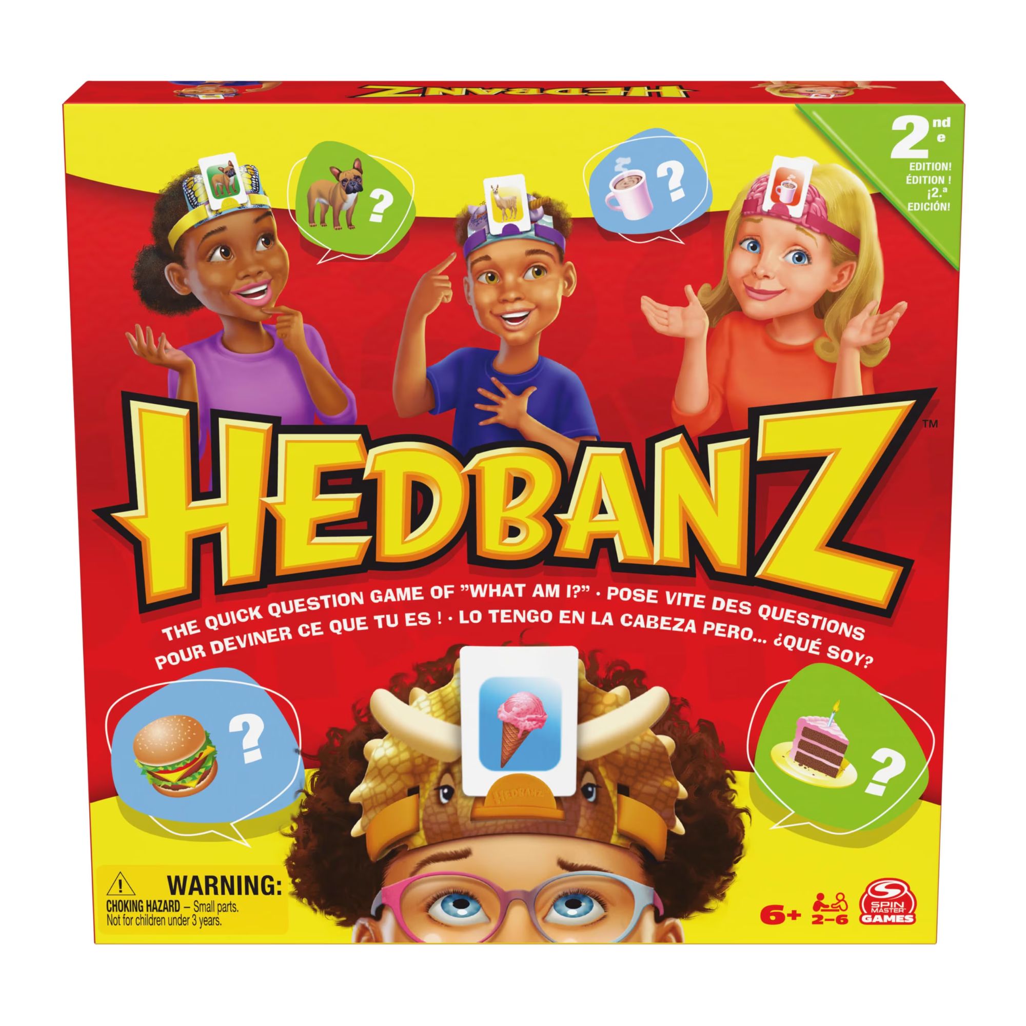 Hedbanz Juego De Mesa Original Familiar Spinmaster