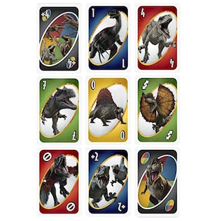 Foto 2 | Juego De Cartas Jurassic World Dominion Uno Con Mazo Temático Para Niños Mayores De 7 Años - Venta Internacional.