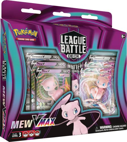 Juego De Cartas Coleccionables Pokémon Mew Vmax League Battle Deck - Venta Internacional