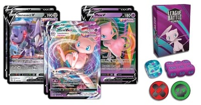 Foto 4 | Juego De Cartas Coleccionables Pokémon Mew Vmax League Battle Deck - Venta Internacional