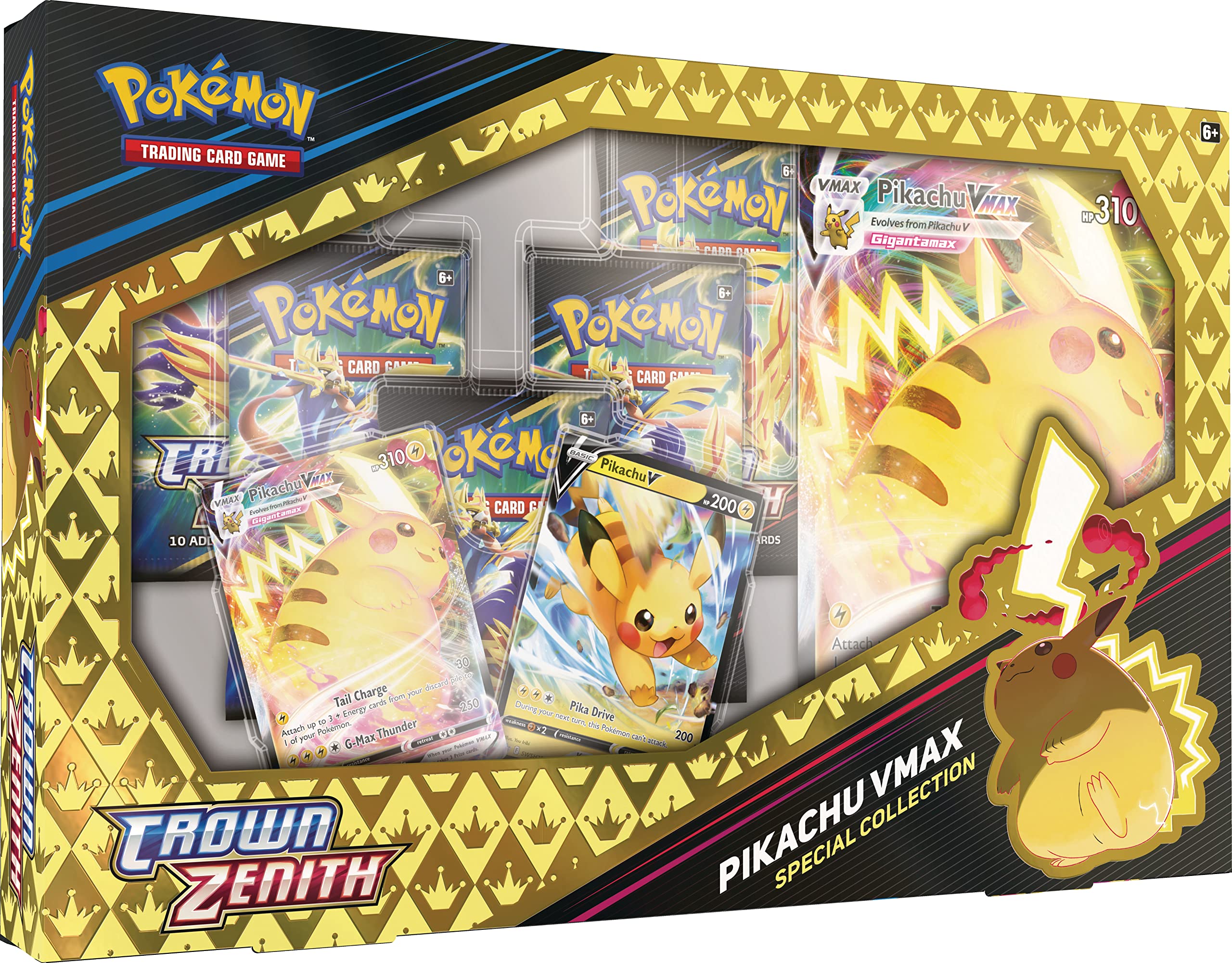 Pokémon Tcg: Colección Especial Crown Zenith - Pikachu Vma - Venta Internacional