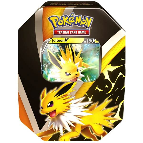 Foto 3 pulgar | Pokémon TCG: 2021 Otoño Eevee Evoluciones Jolteon V Lata - Venta Internacional