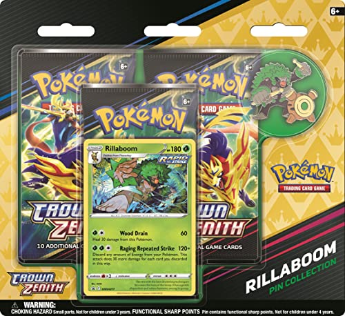 Foto 2 pulgar | Pin Collection Pokémon Tcg Crown Zenith con Tarjeta Promocional - Venta Internacional