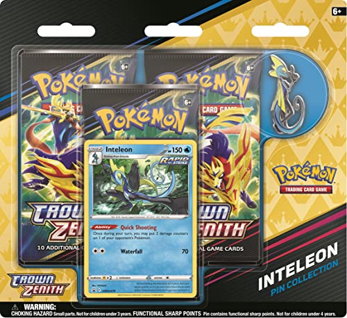 Foto 3 pulgar | Pin Collection Pokémon Tcg Crown Zenith con Tarjeta Promocional - Venta Internacional