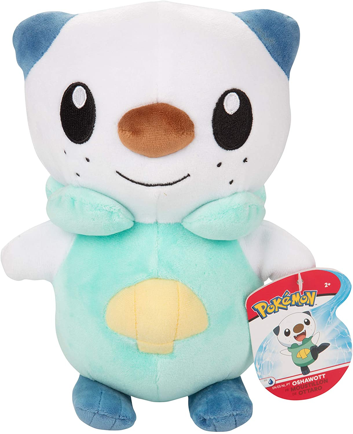 Foto 6 pulgar | Peluche de Pokémon Oshawott 8'' Edad 2+ - Venta Internacional