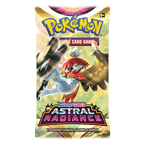 Foto 2 pulgar | Juego de Cartas Paquete de Refuerzo Individual Pokémon Astral Radiance - Venta Internacional