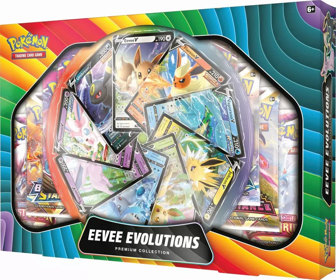 Foto 4 pulgar | Juego de Cartas Coleccionables Pokémon: Eevee V Premium Coll - Venta Internacional