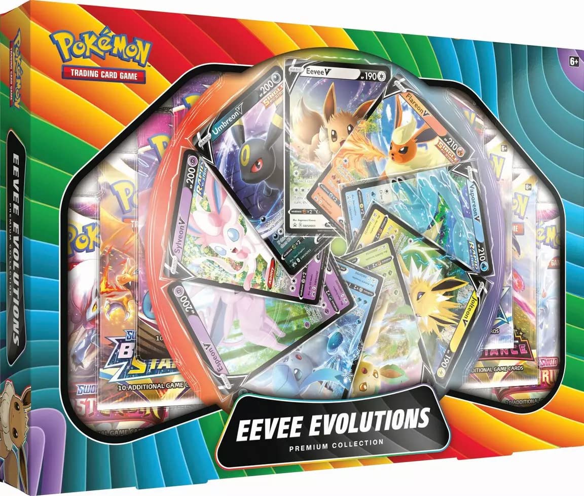 Foto 6 pulgar | Juego de Cartas Coleccionables Pokémon: Eevee V Premium Coll - Venta Internacional