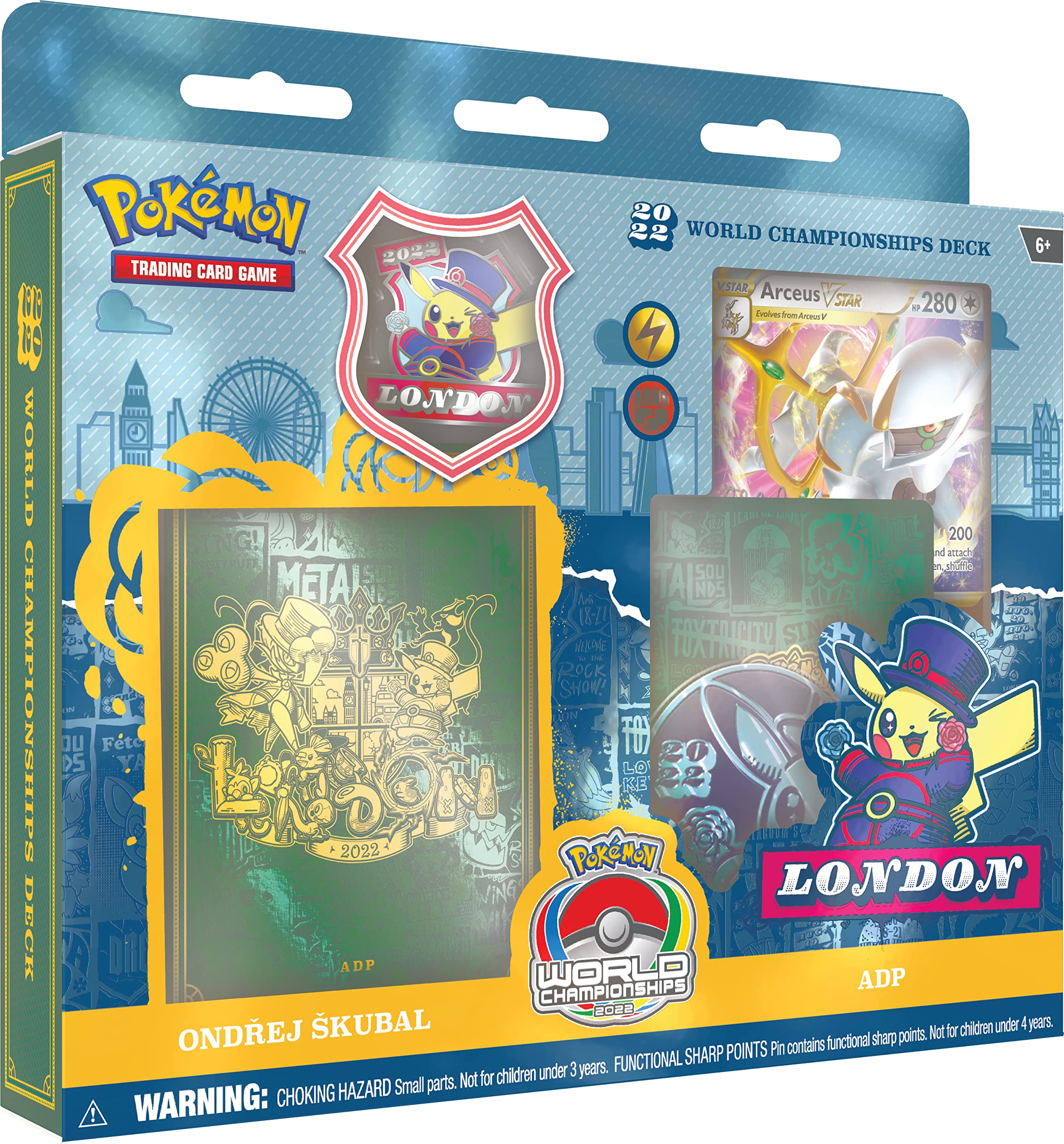 Foto 2 pulgar | Juego de Cartas Coleccionables Pokémon Ondrej Skubal 2022 World - Venta Internacional