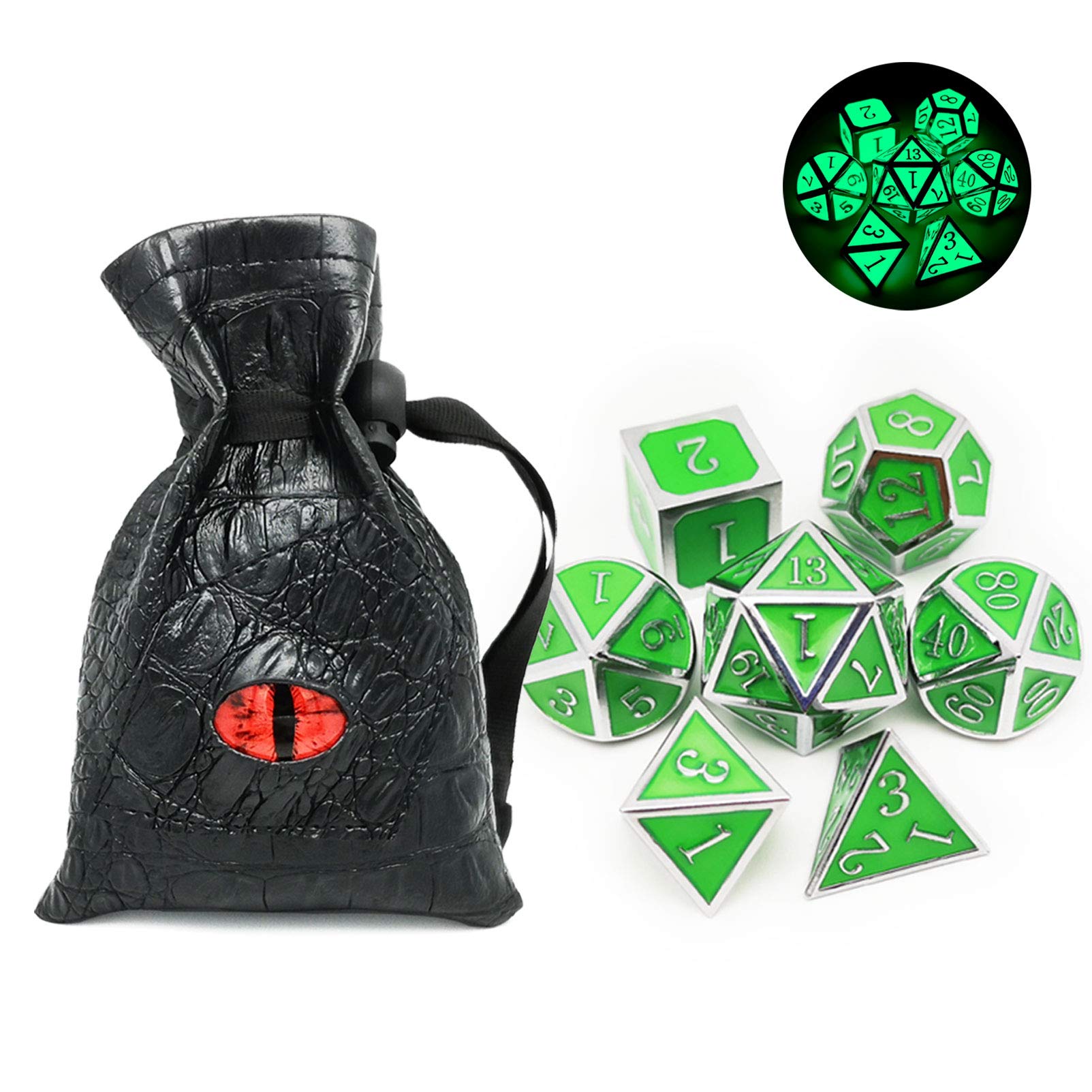 Foto 3 pulgar | Set De Dados Haxtec Con Bolsa De Dragón - Venta Internacional