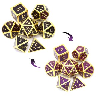 Foto 1 | Set De Dados Haxtec Con Bolsa De Piel 7 Piezas - Venta Internacional