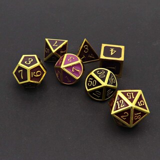 Foto 4 | Set De Dados Haxtec Con Bolsa De Piel 7 Piezas - Venta Internacional