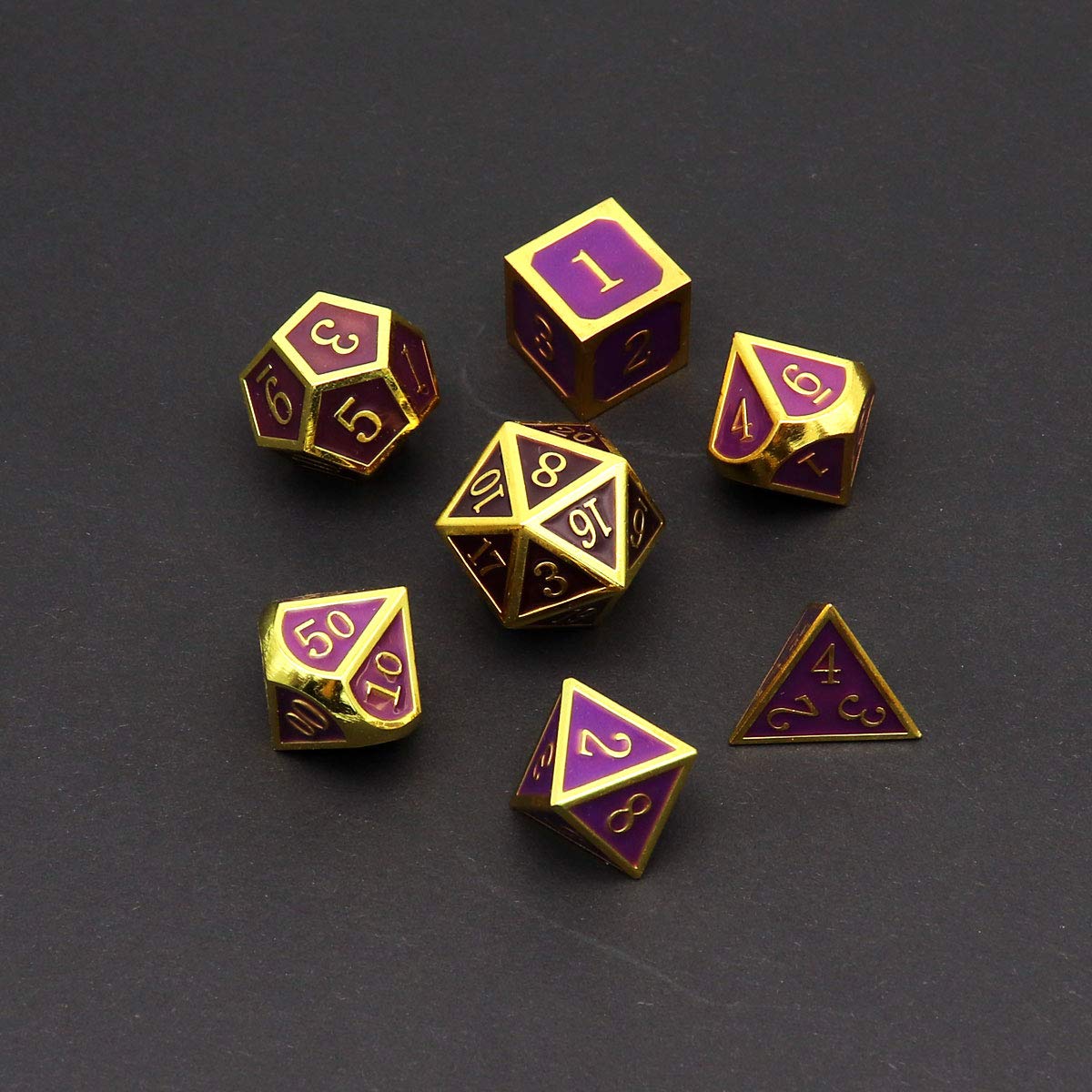 Foto 7 pulgar | Set De Dados Haxtec Con Bolsa De Piel 7 Piezas - Venta Internacional