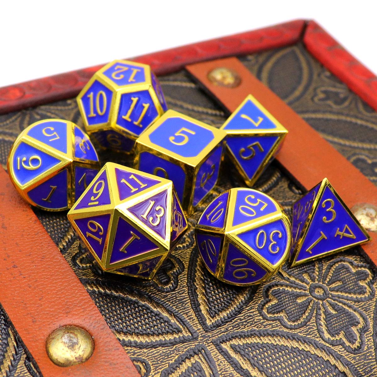 Foto 6 pulgar | Juego De Dados Haxtec  Con Bolsa 7 Piezas - Venta Internacional