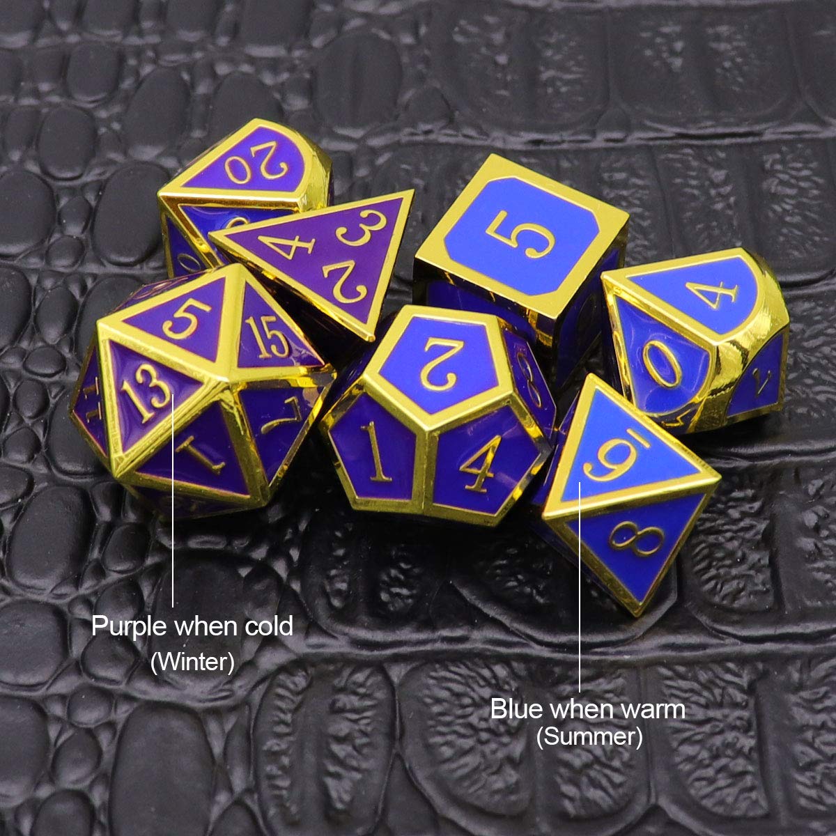 Foto 7 pulgar | Juego De Dados Haxtec  Con Bolsa 7 Piezas - Venta Internacional