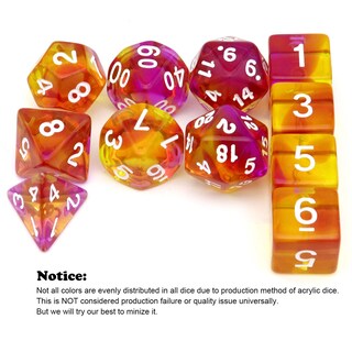 Foto 5 | Set De Dados Haxtec 11 Piezas - Venta Internacional