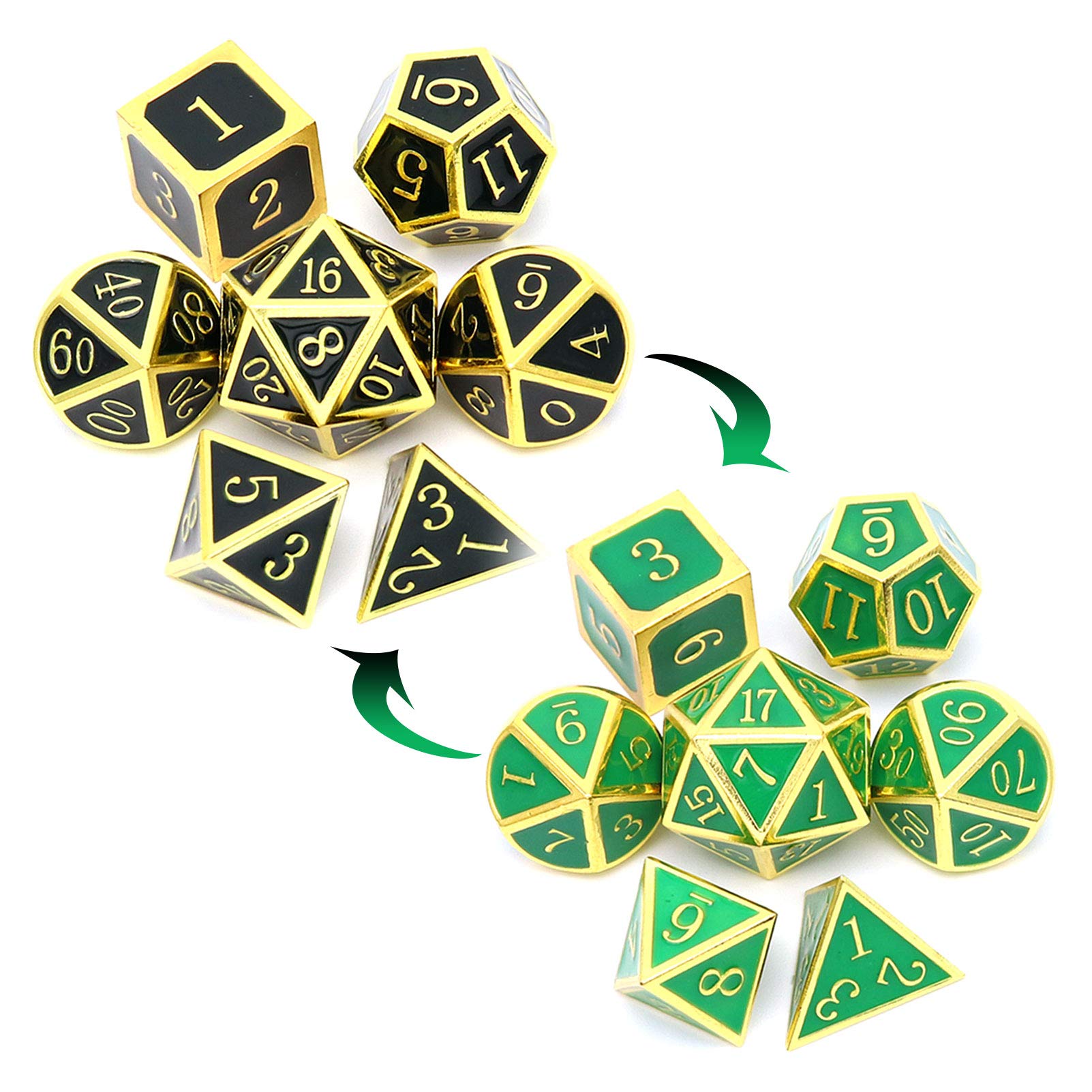 Foto 1 | Set De Dados Haxtec  7 piezas - Venta Internacional