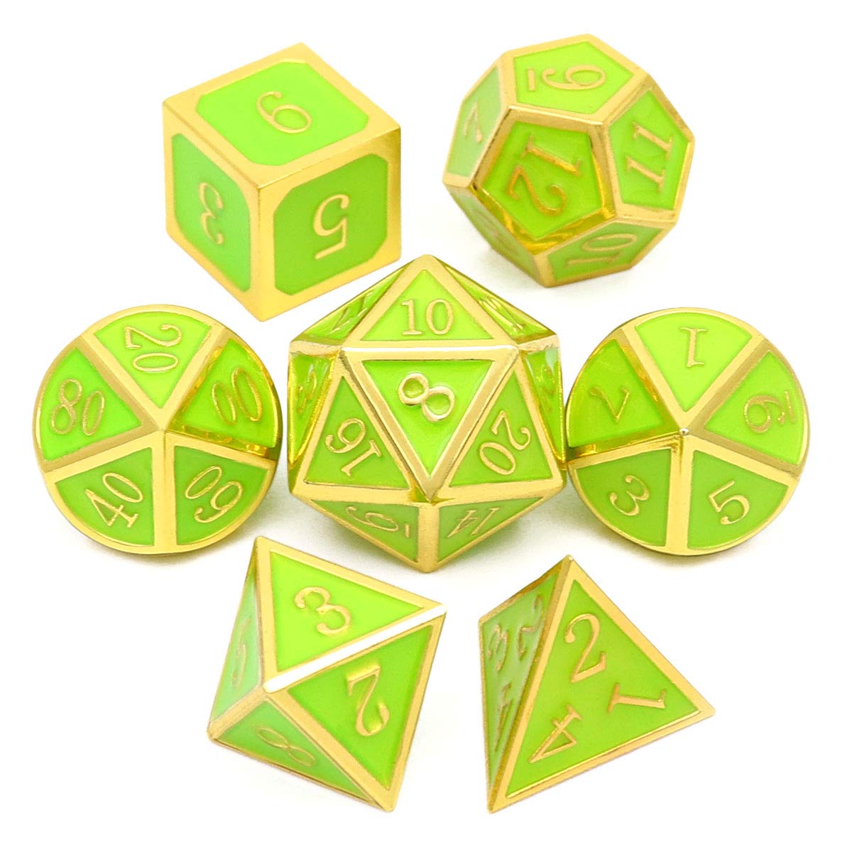 Juego De Dados  Haxtec  Con Bolsa 7 Unidades - Venta Internacional