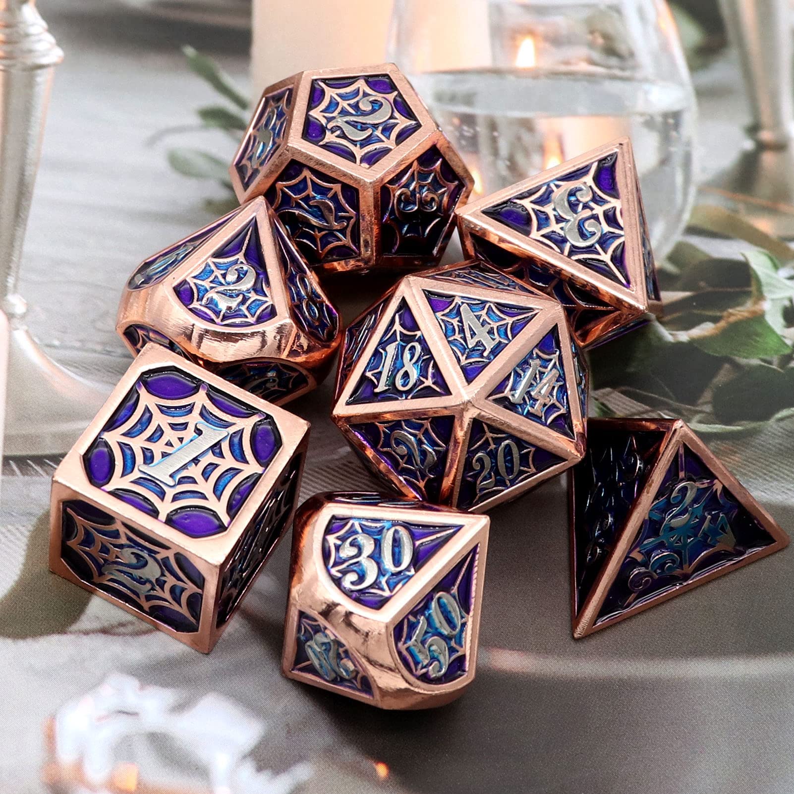 Foto 5 | Juego De Dados Haxtec 7 Piezas - Venta Internacional