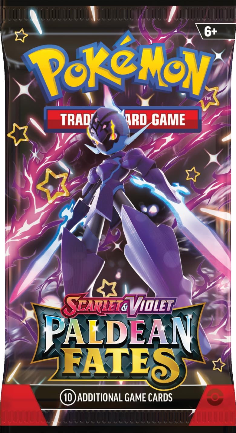 Foto 3 | Paquete Pokemon Tcg Scarlet & Violet Paldean Fates Booster - Venta Internacional