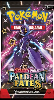 Foto 3 | Paquete Pokemon Tcg Scarlet & Violet Paldean Fates Booster - Venta Internacional