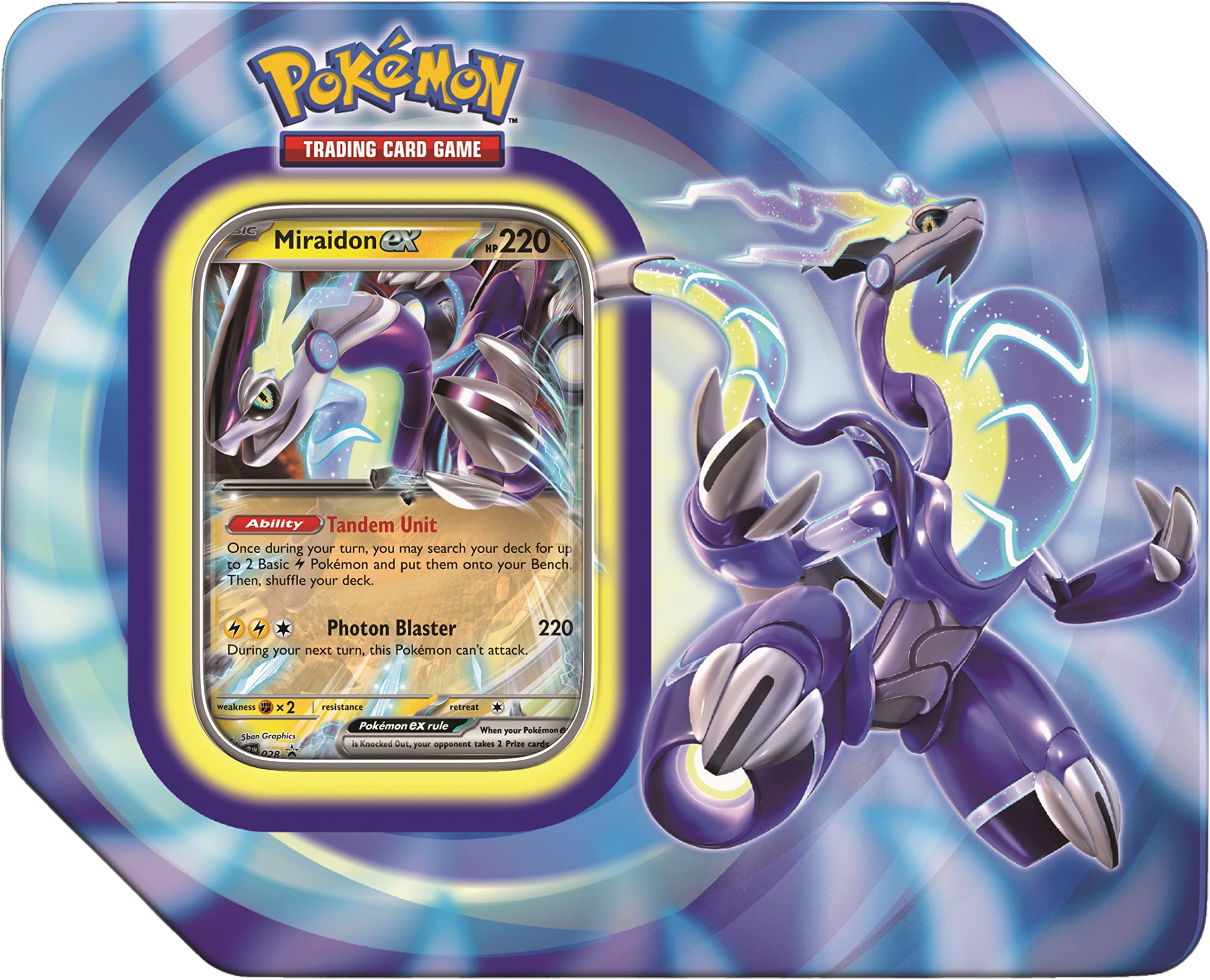 Foto 2 pulgar | Juego de Cartas Coleccionables Pokémon Paldea Legends Tin - Venta Internacional