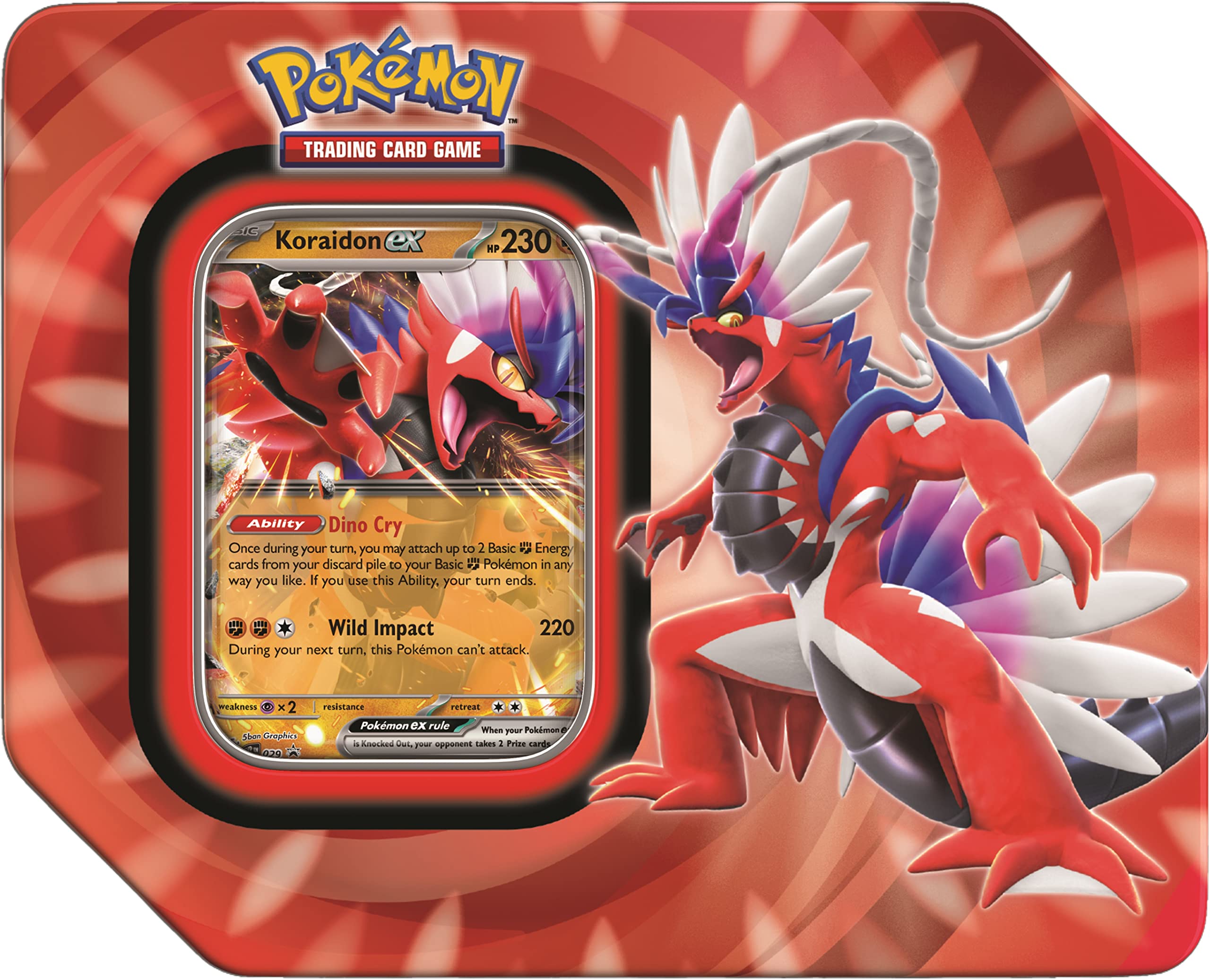 Foto 3 pulgar | Juego de Cartas Coleccionables Pokémon Paldea Legends Tin - Venta Internacional