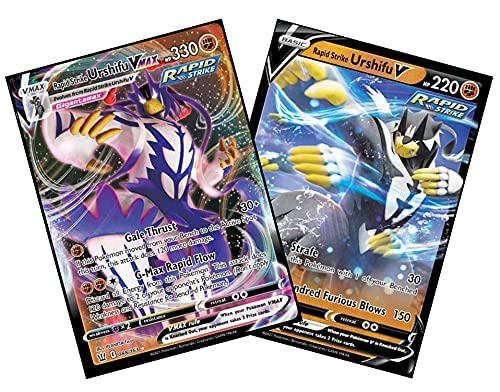 Foto 2 pulgar | Lote De Cartas Pokémon Pokémon Rapid Strike Urshifu Vmax & V - Venta Internacional