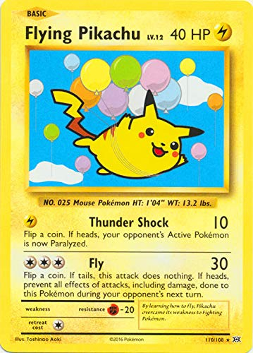 Foto 2 pulgar | Juego de Cartas Coleccionables Pokémon Flying Pikachu XY Evolutions - Venta Internacional
