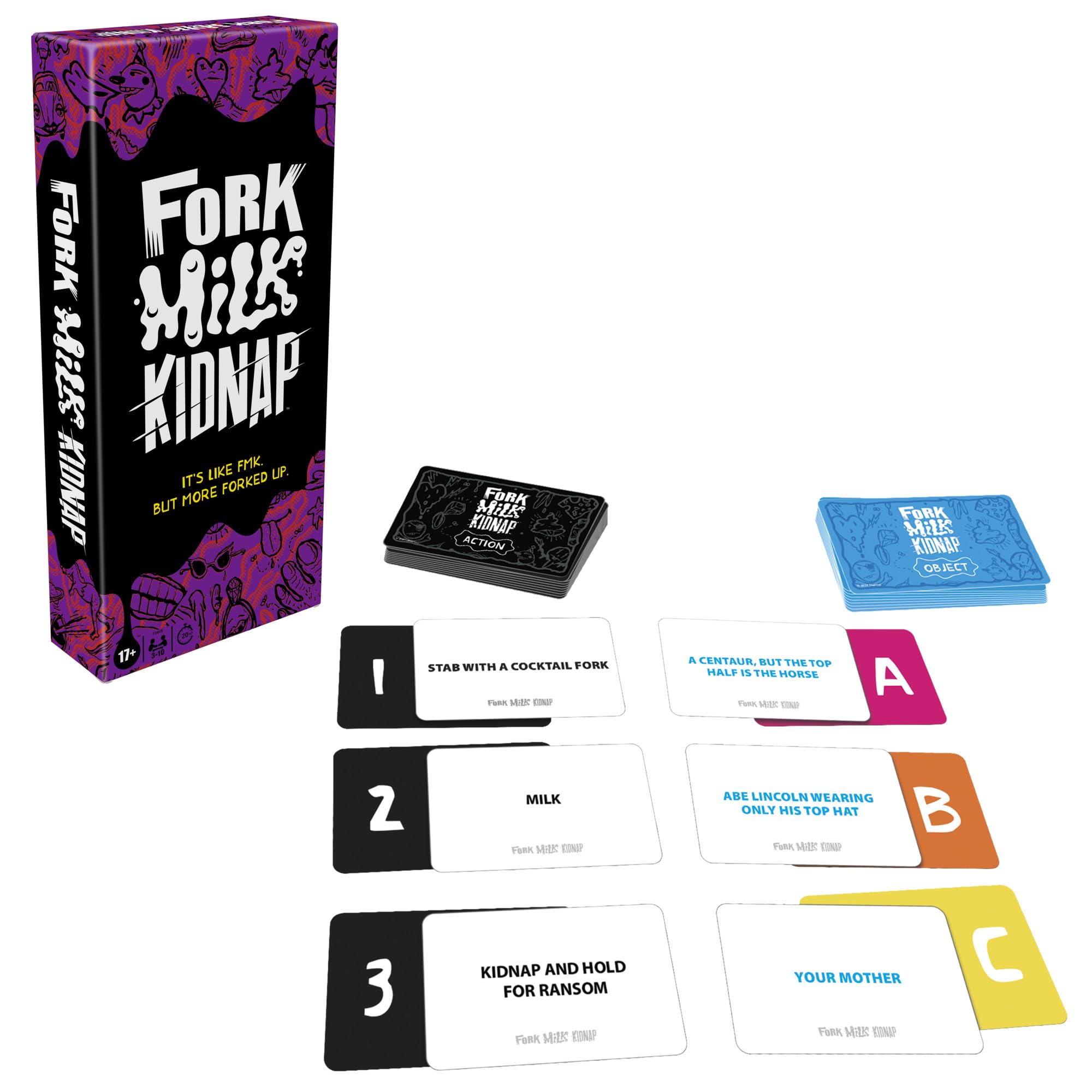 Foto 4 pulgar | Juego de Fiesta Hasbro Gaming Fork Milk Kidnap Adults 17+ - Venta Internacional