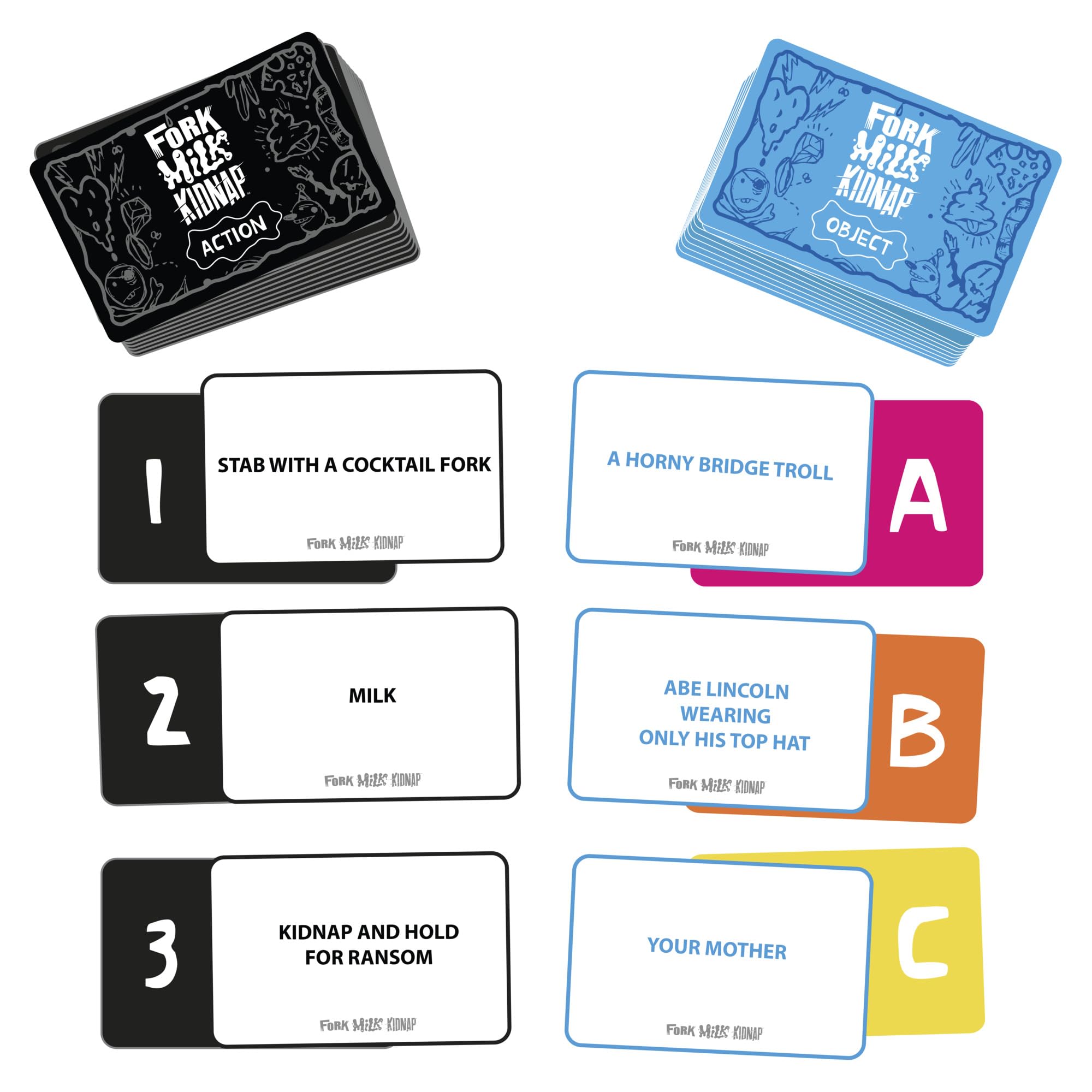 Foto 5 pulgar | Juego de Fiesta Hasbro Gaming Fork Milk Kidnap Adults 17+ - Venta Internacional