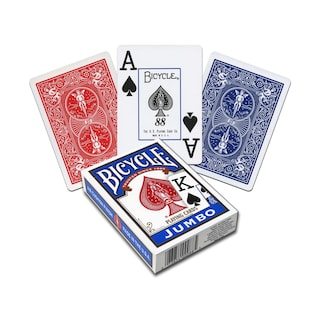 Foto 3 | Juego de Cartas para Bicicleta Póker Tamaño Jumbo Index Springbok - Venta Internacional