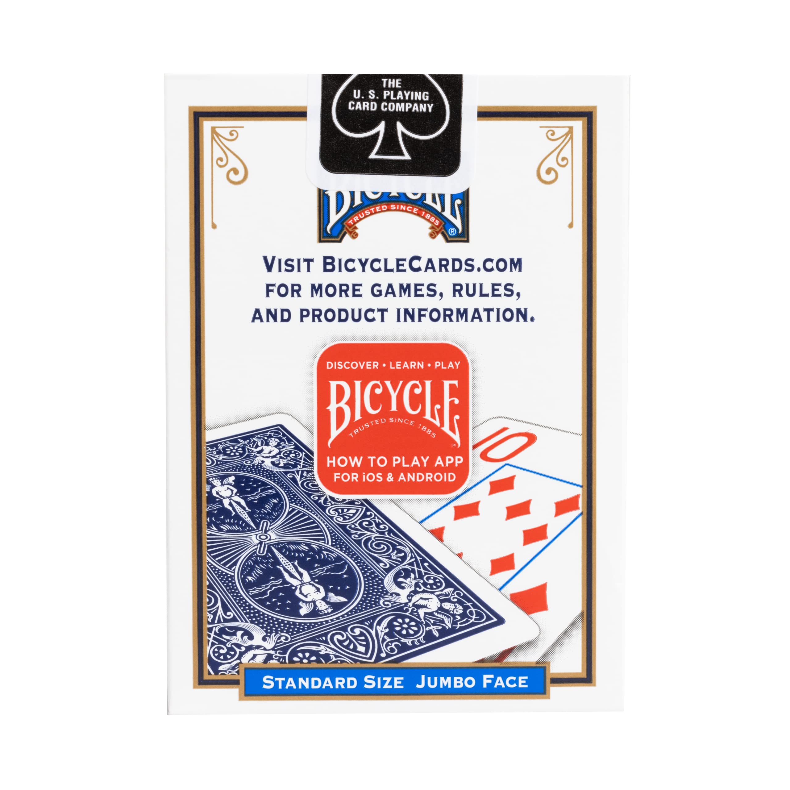 Foto 7 pulgar | Juego de Cartas para Bicicleta Póker Tamaño Jumbo Index Springbok - Venta Internacional