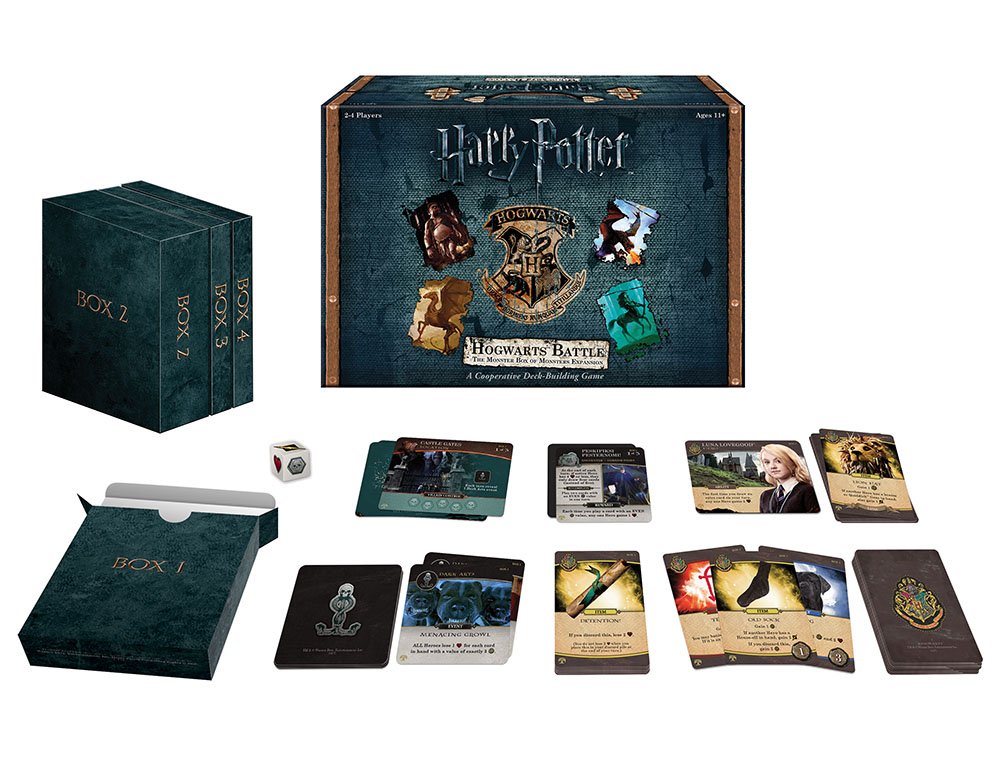 Foto 3 pulgar | Juego de Cartas Usaopoly Hogwarts Battle Monster Box - Venta Internacional