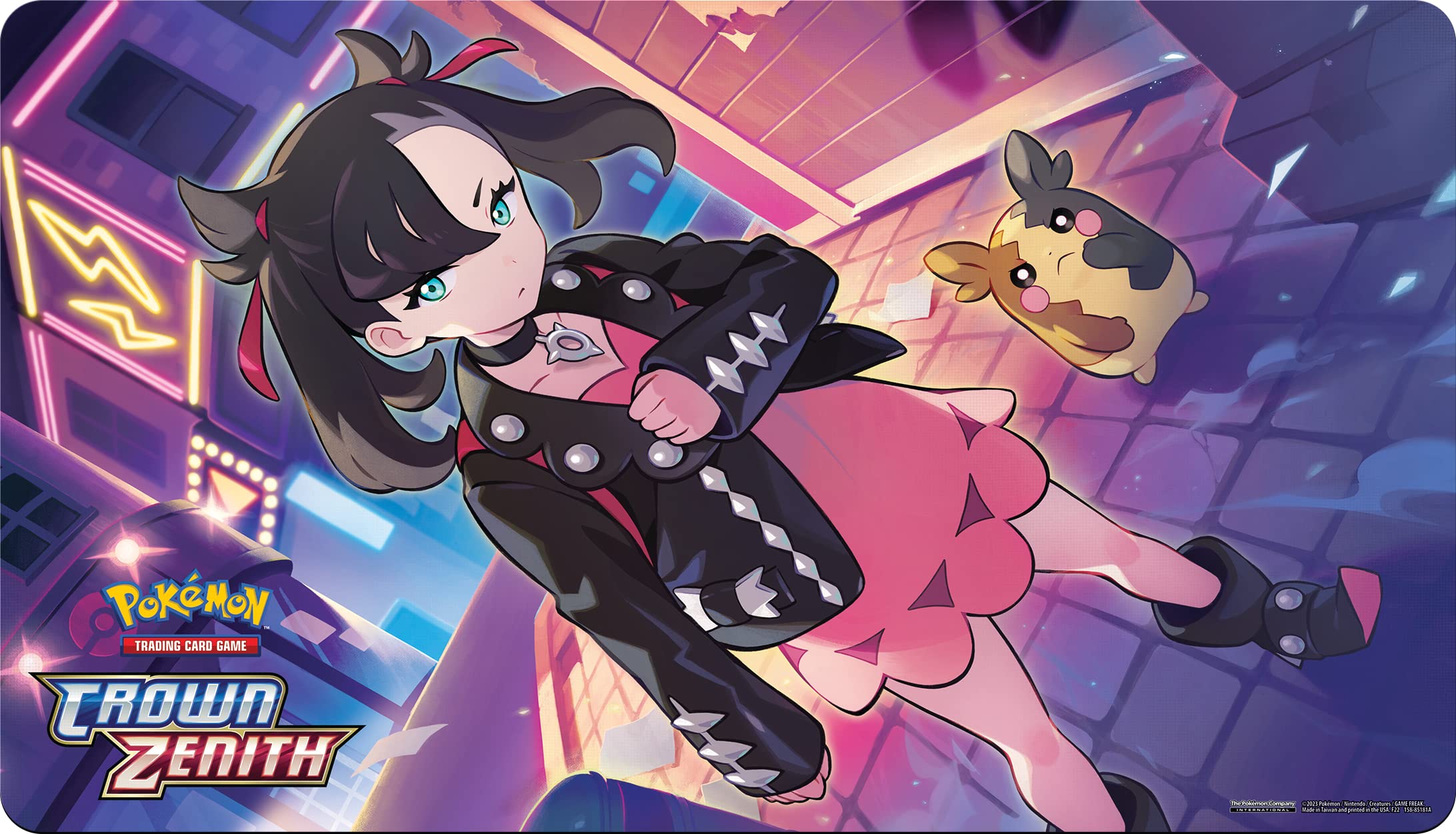 Foto 3 pulgar | Playmat Pokémon Tcg Crown Zenith Morpeko V-union - Venta Internacional