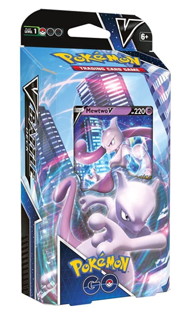 Foto 2 pulgar | Mazo de Batalla Pokémon Cartas Pokémon Go Mewtwo V - Venta Internacional