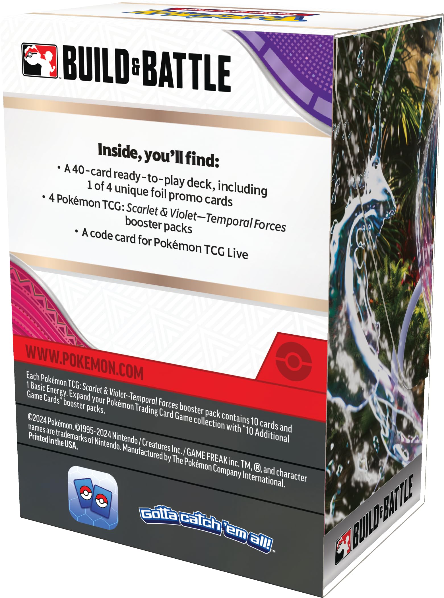 Foto 3 pulgar | Juego de Cartas Coleccionables Pokémon Scarlet and Violet Build & Battle Box - Venta Internacional