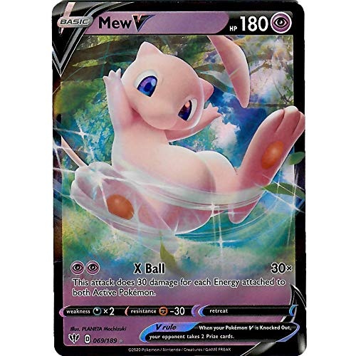 Juego de Cartas Coleccionables Pokémon Sword & Shield Darkness Ablaze Mew V - Venta Internacional