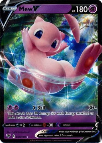 Foto 3 pulgar | Juego de Cartas Coleccionables Pokémon Sword & Shield Darkness Ablaze Mew V - Venta Internacional