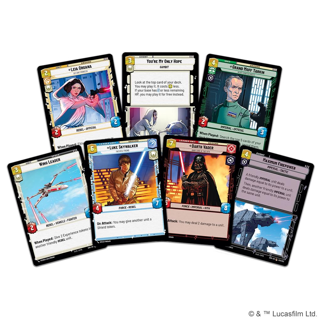 Foto 3 | Juego de Cartas Coleccionables Fantasy Flight Star Wars Unlimited TCG - Venta Internacional