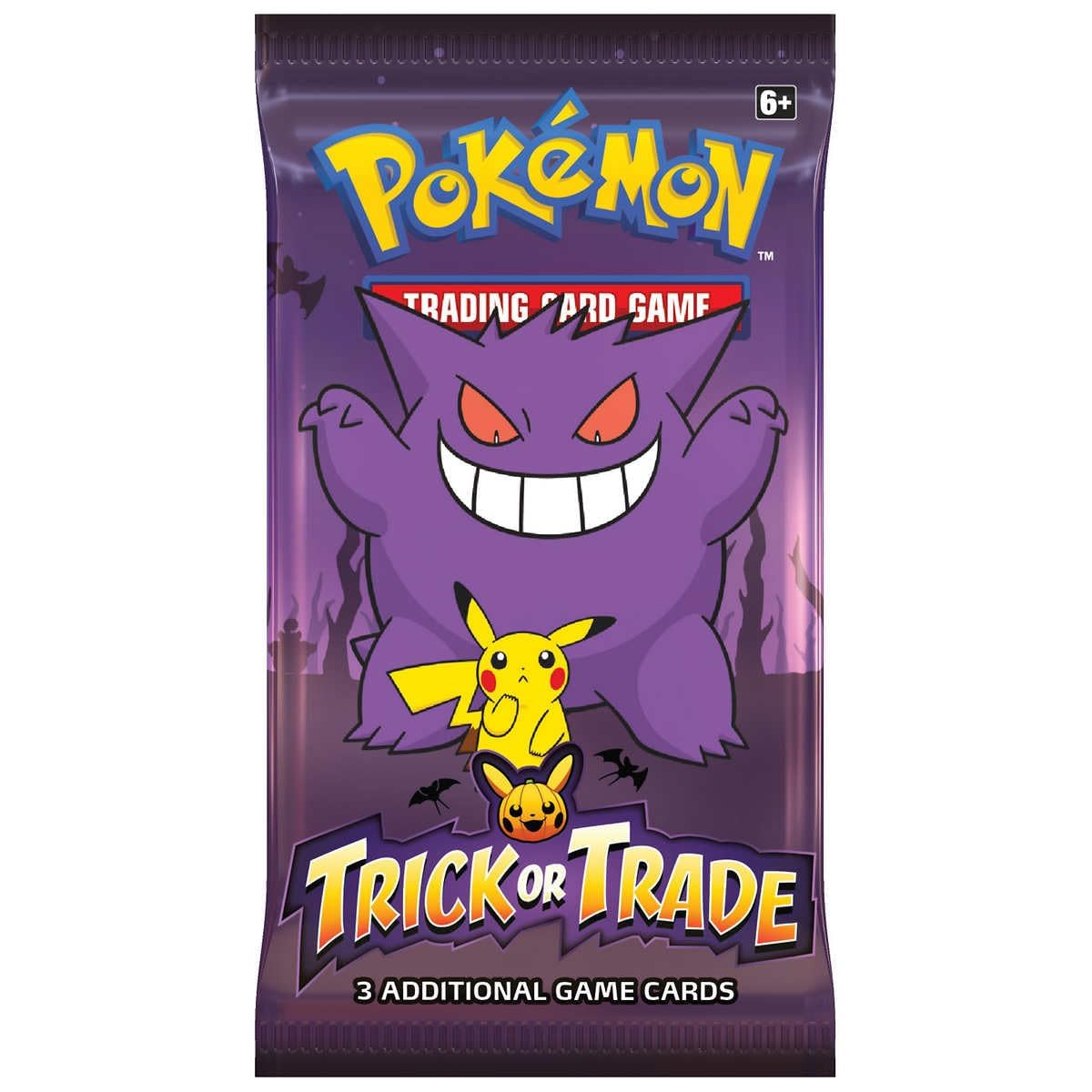 Foto 3 pulgar | Juego de Cartas Coleccionables Pokémon Trick Or Trade Booster Bundle - Venta Internacional