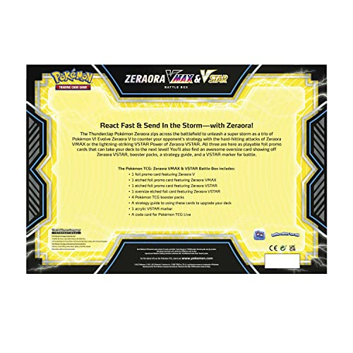 Foto 3 | Juego de Cartas Pokémon Zeraora Vmax & Vstar-Venta Internacional