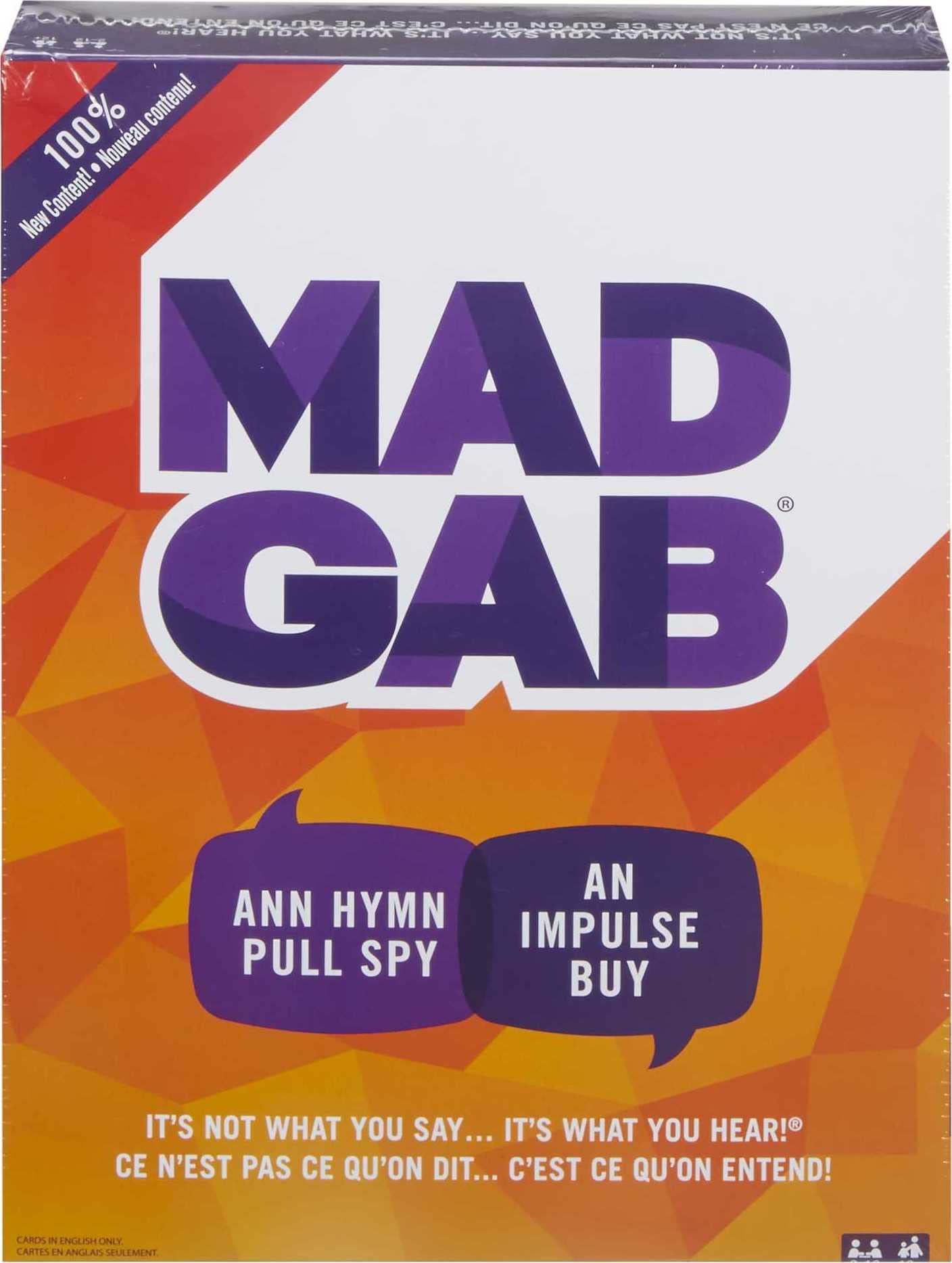 Foto 1 | Juego De Mesa Mattel Games Mad Gab Durante - Venta Internacional.