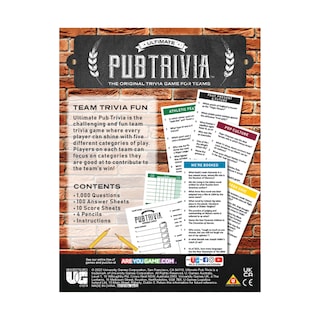 Foto 4 | Juego de Preguntas y Respuestas: University Games Ultimate Pub Trivia Team - Venta Internacional