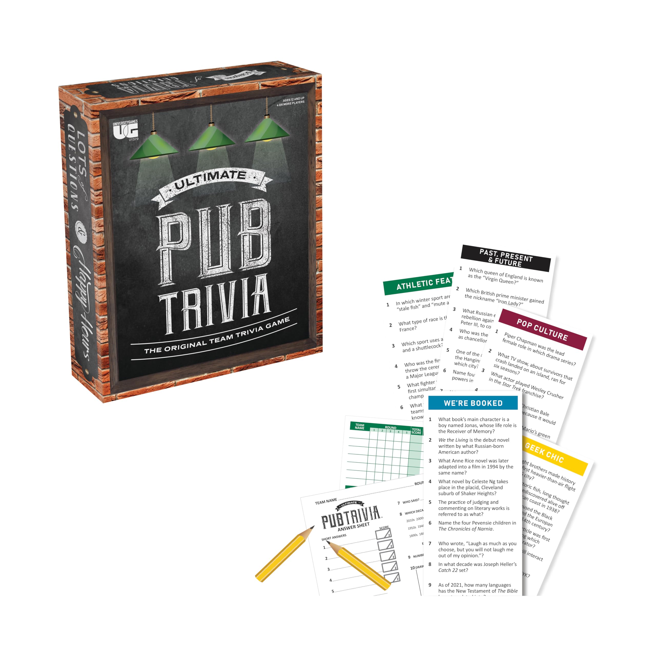 Foto 6 pulgar | Juego de Preguntas y Respuestas: University Games Ultimate Pub Trivia Team - Venta Internacional